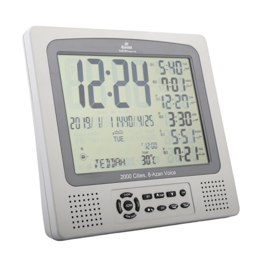 Eastar AC-2016C Ezan Okuyan Saat - Masaüstü ve Duvar Tipi Kullanımı